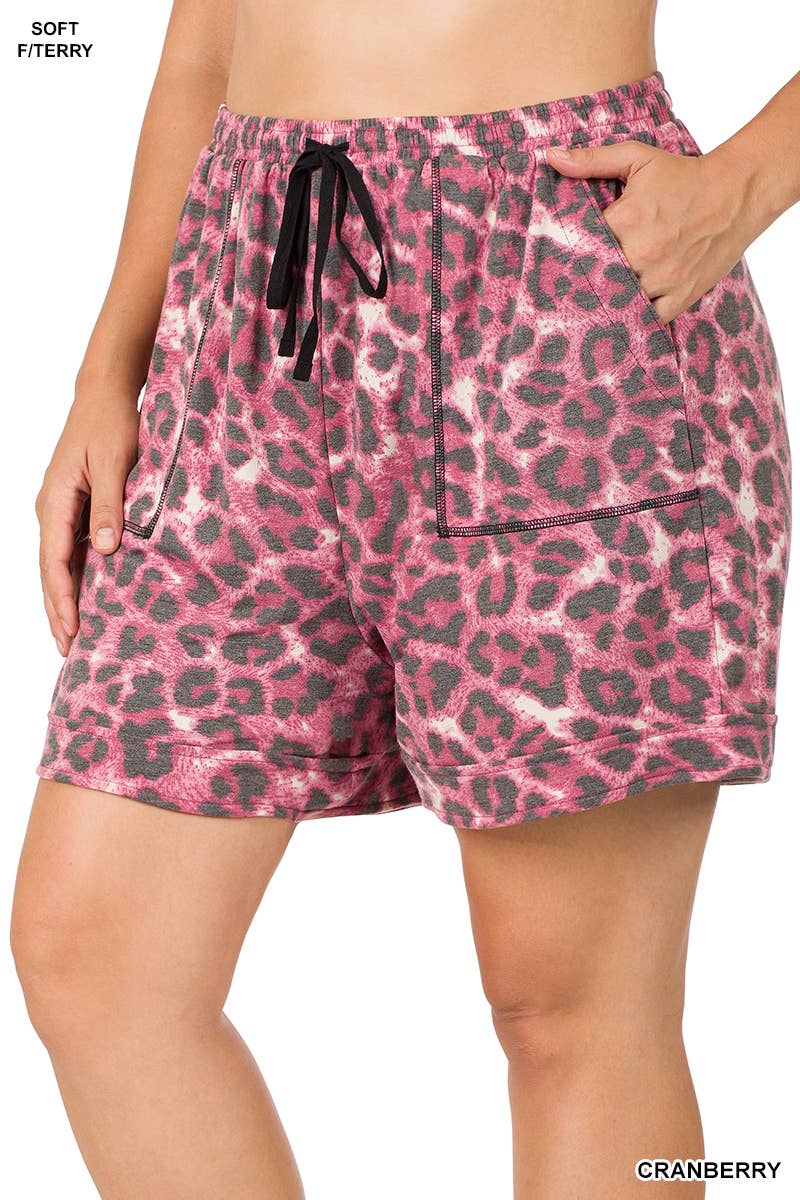 PLUS SIZE SHORTS WITH POCKETS