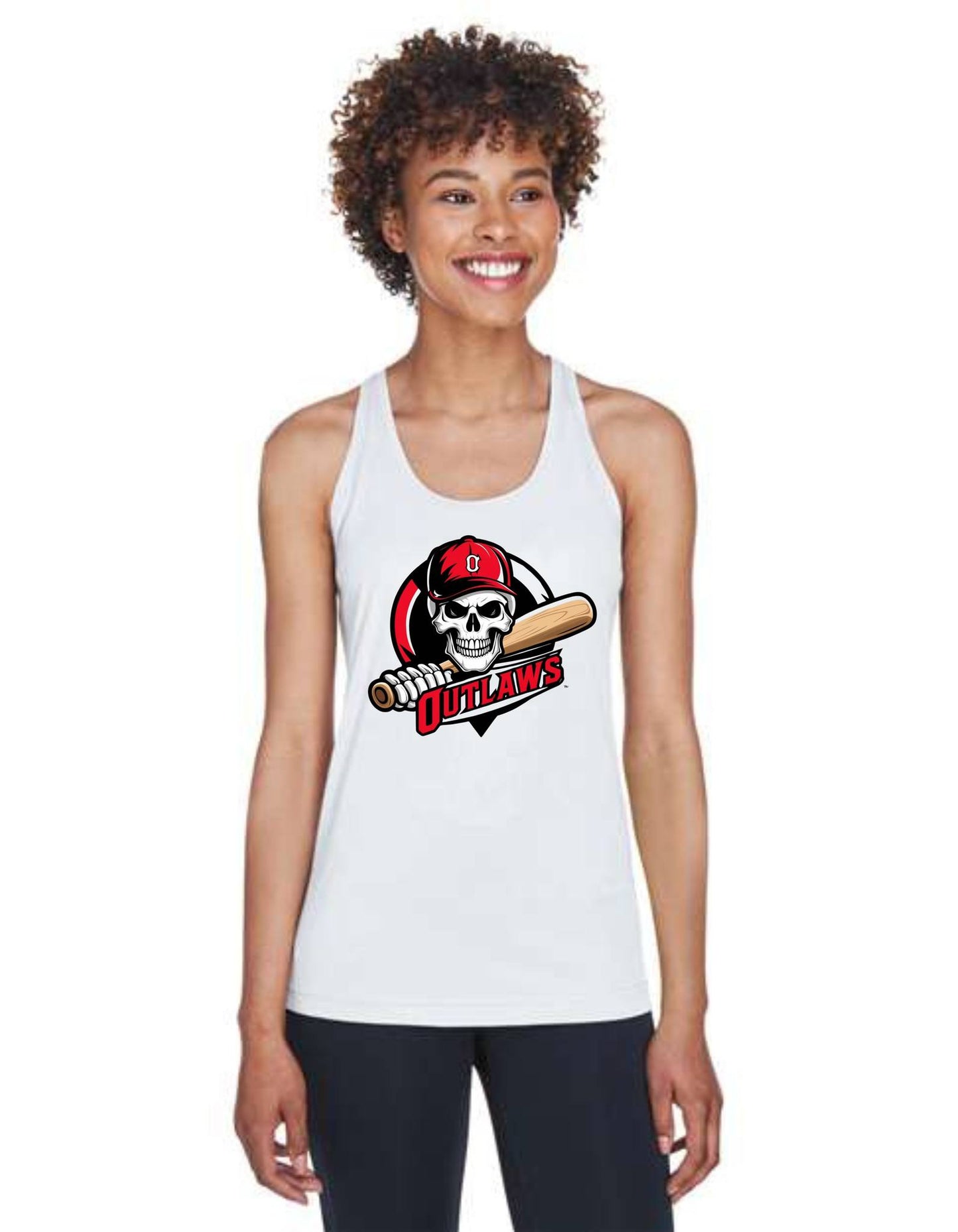 OUTLAWS MOISTURE WICKING RACERBACK TANK