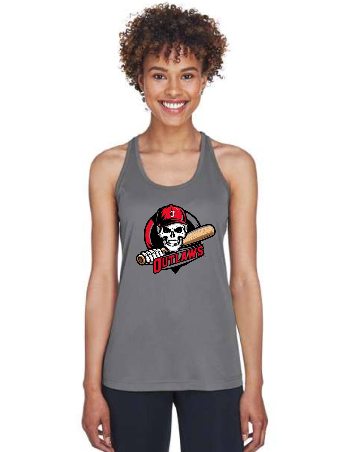 OUTLAWS MOISTURE WICKING RACERBACK TANK