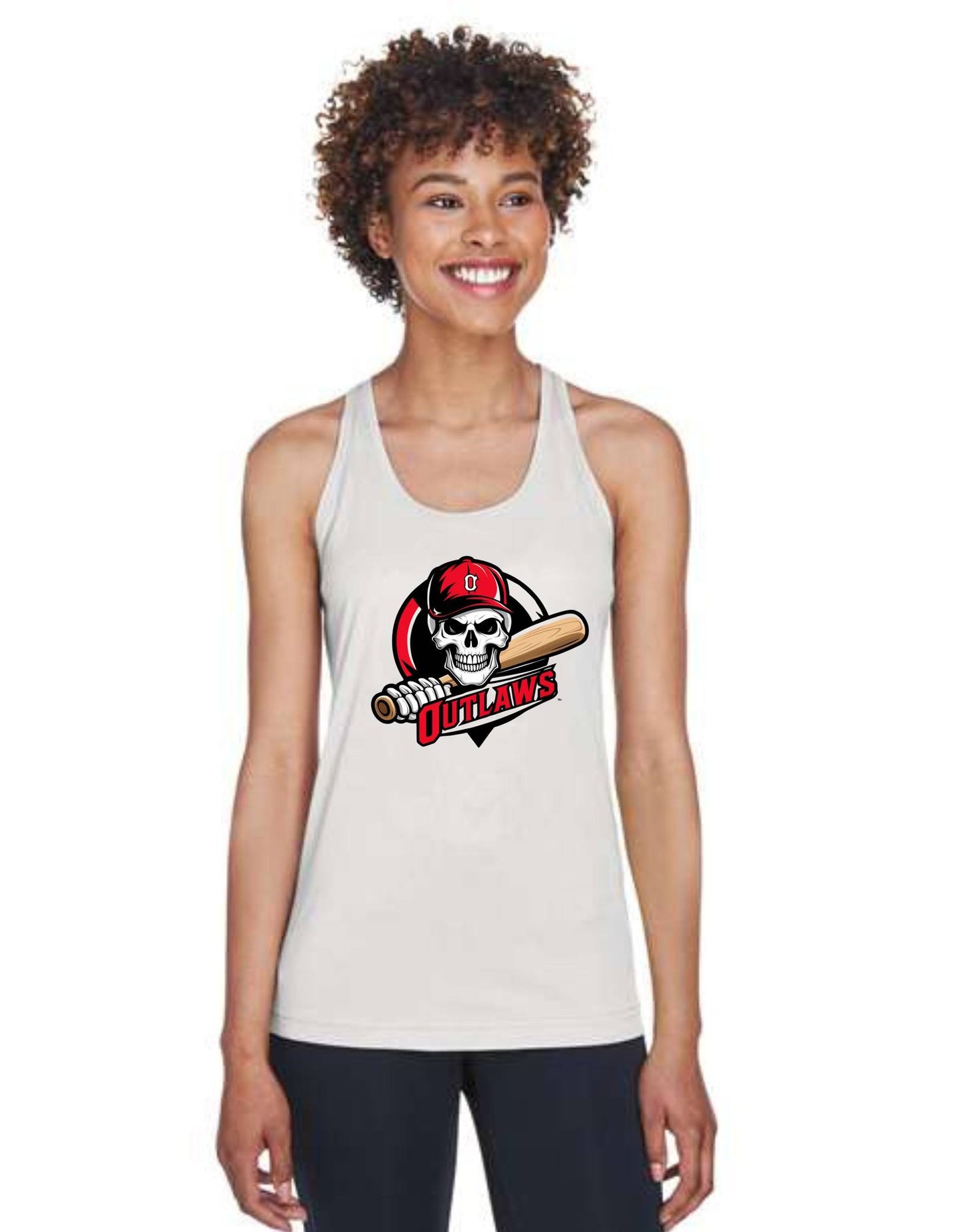 OUTLAWS MOISTURE WICKING RACERBACK TANK