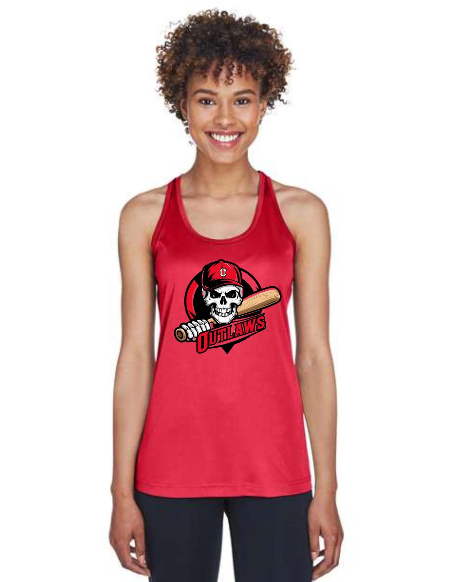 OUTLAWS MOISTURE WICKING RACERBACK TANK