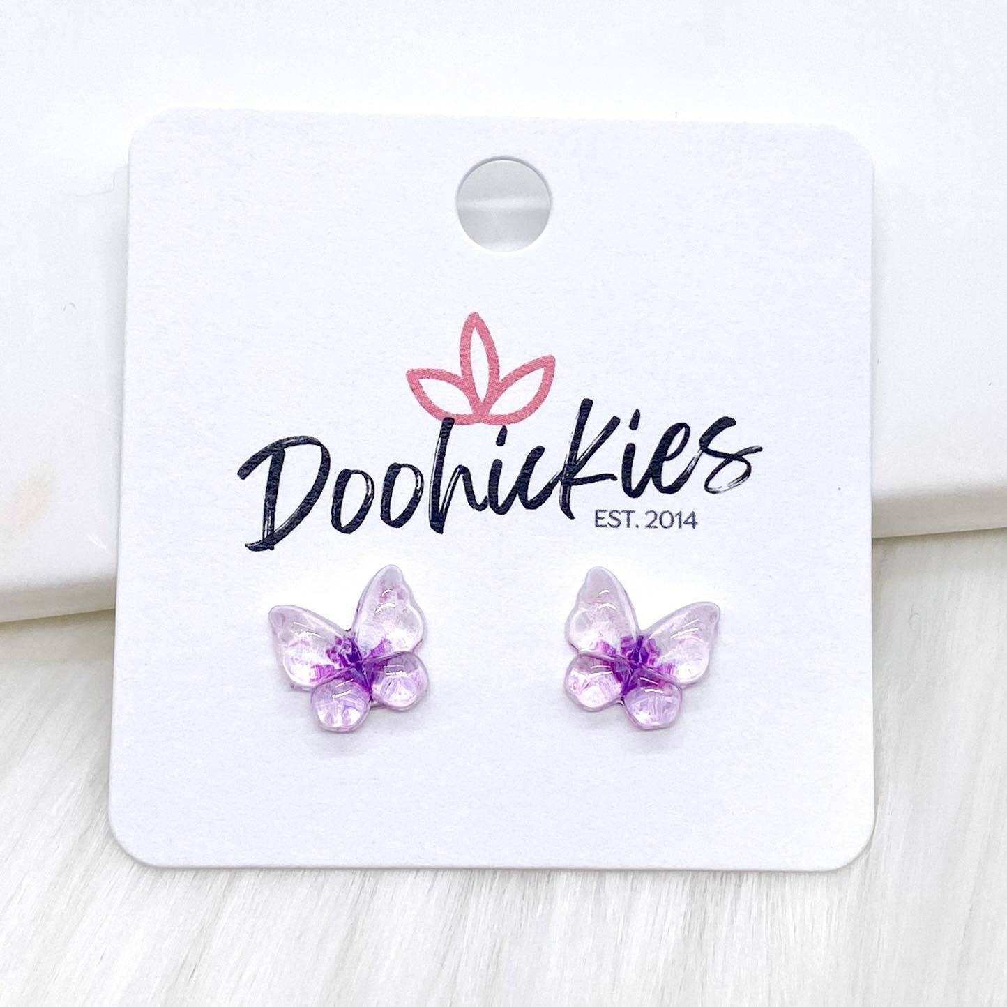 12mm Butterflies -Earrings