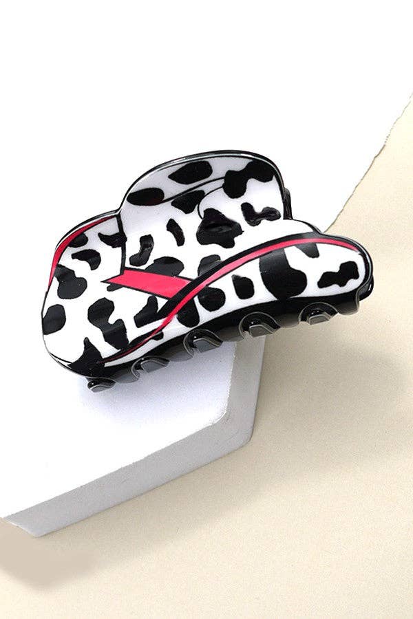 WESTERN COWGIRL HAT HAIR CLAW CLIPS