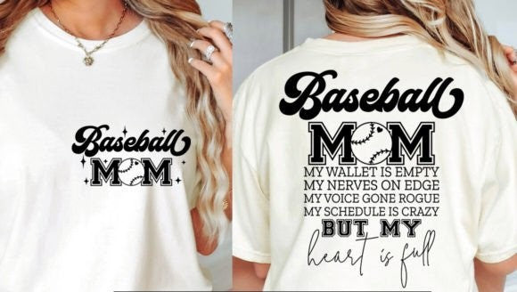 BASEBALL MOM WALLET IS EMPTY