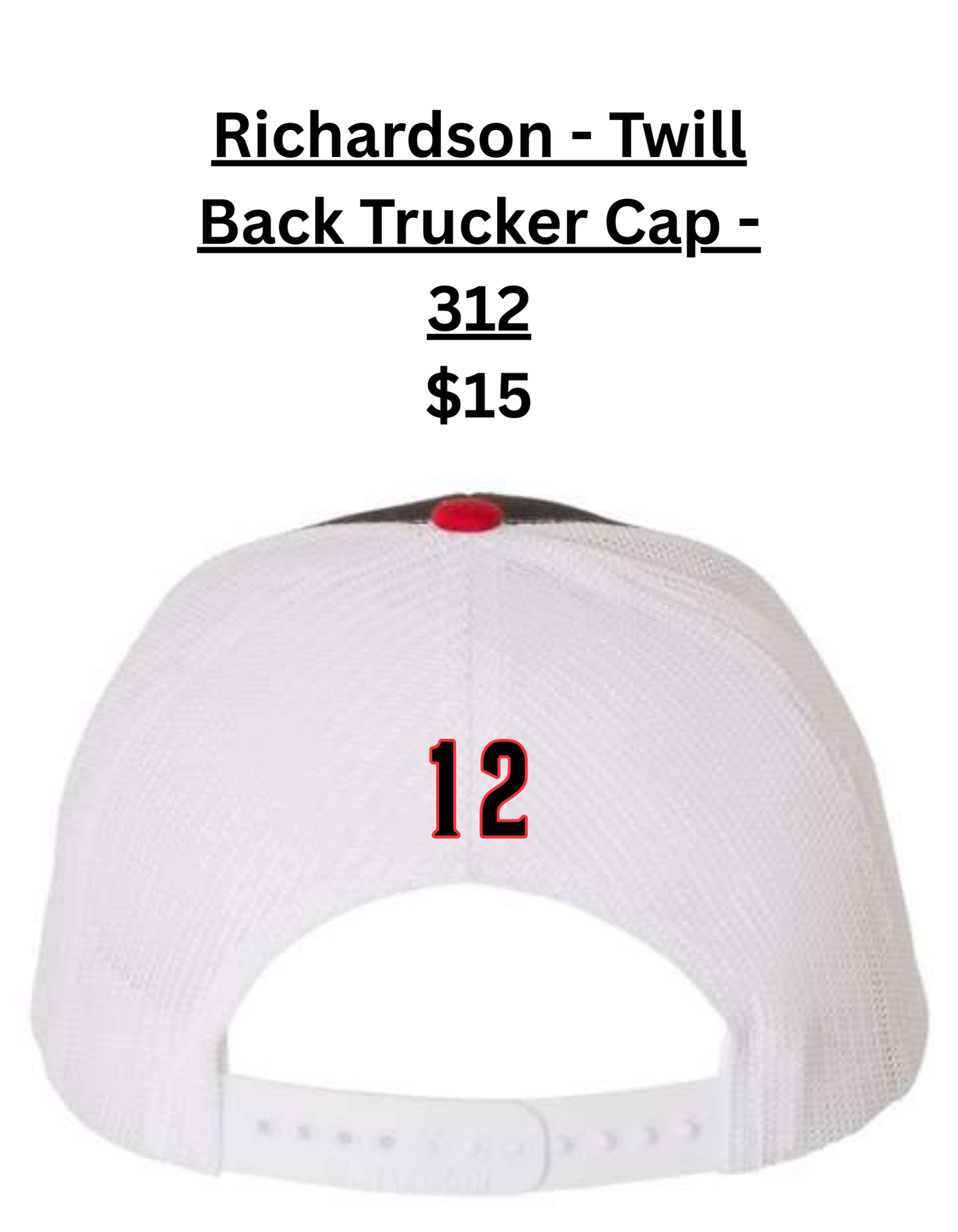 Richardson - Twill Back Trucker Cap - 312