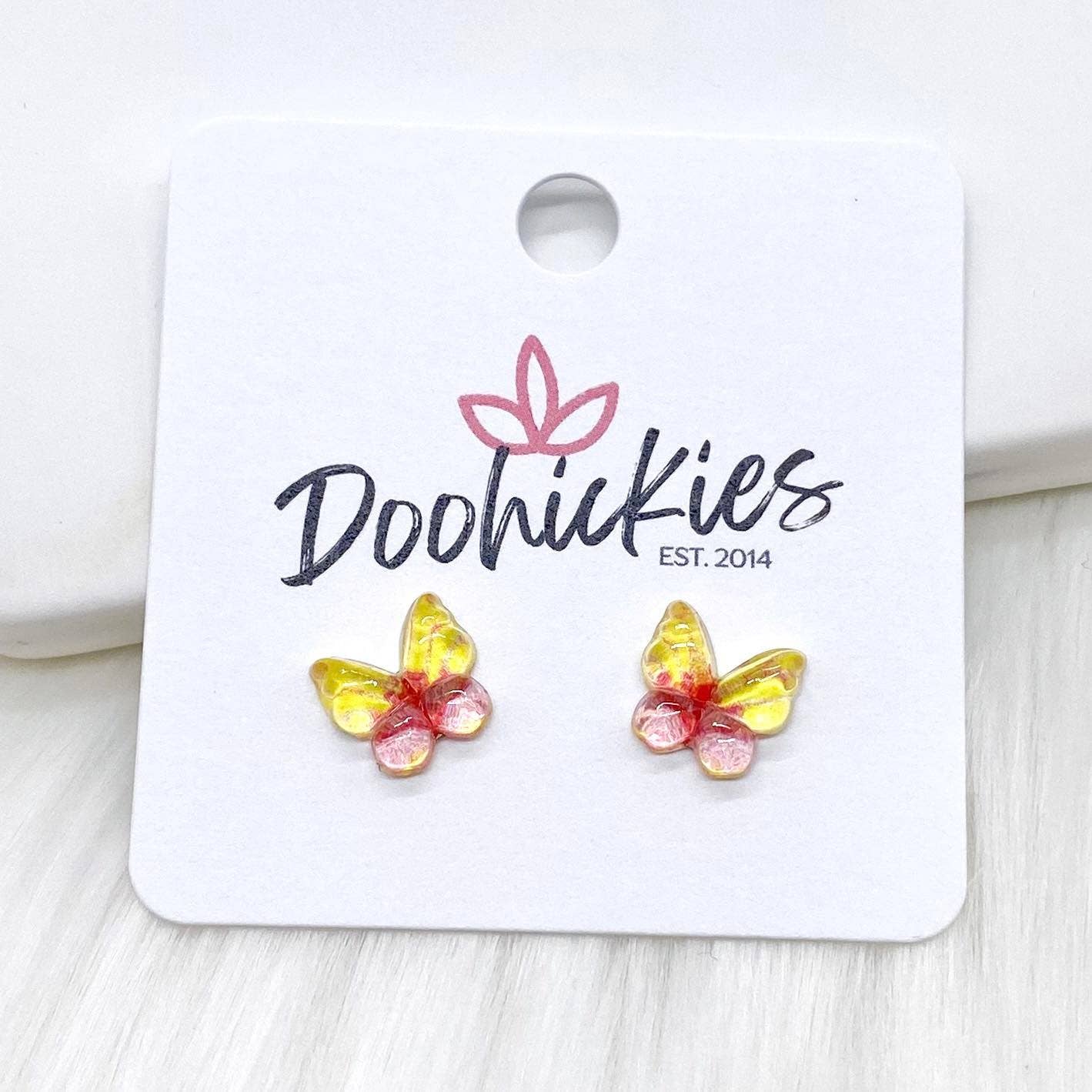 12mm Butterflies -Earrings