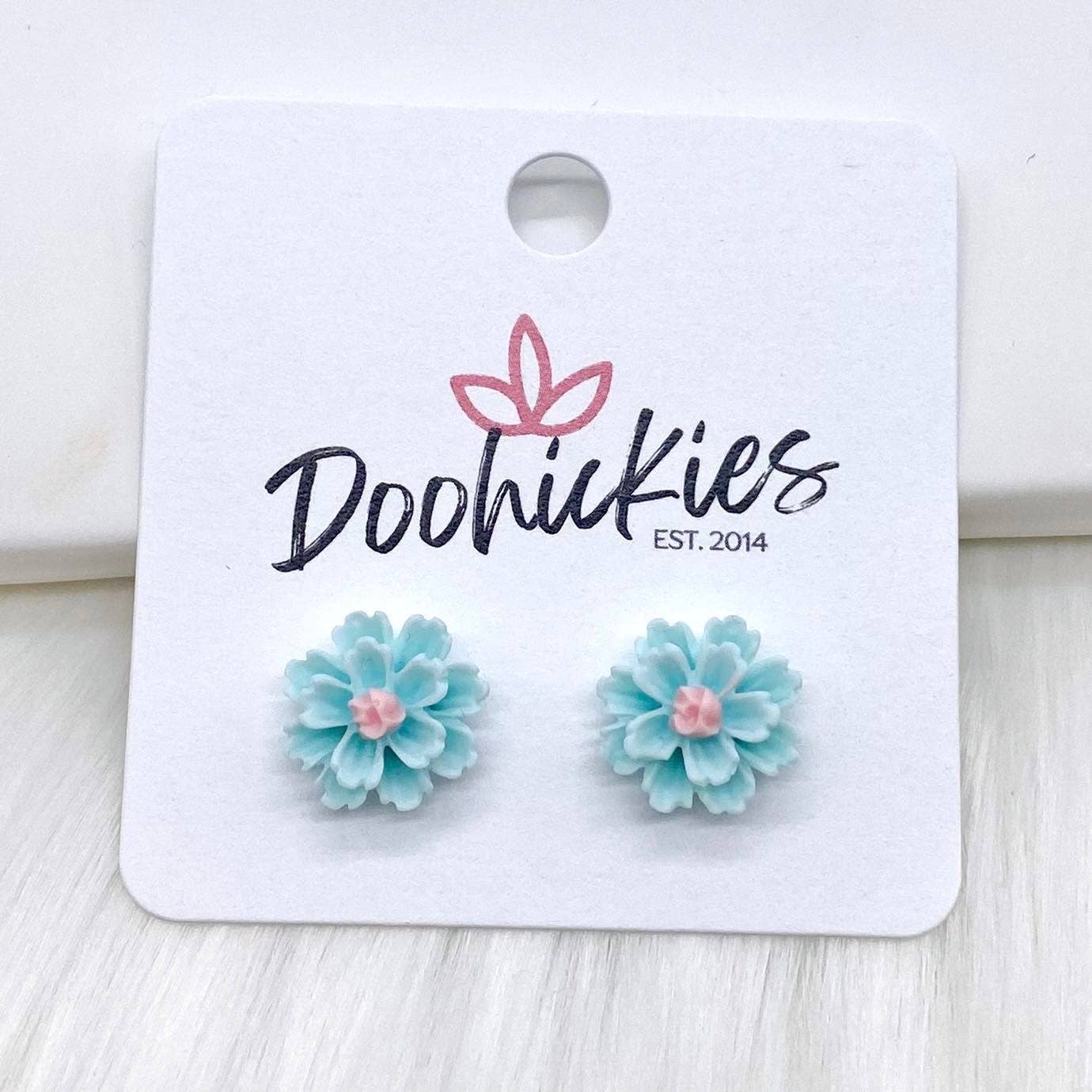12mm Spring Wildflower Dayzz Studs -Earrings