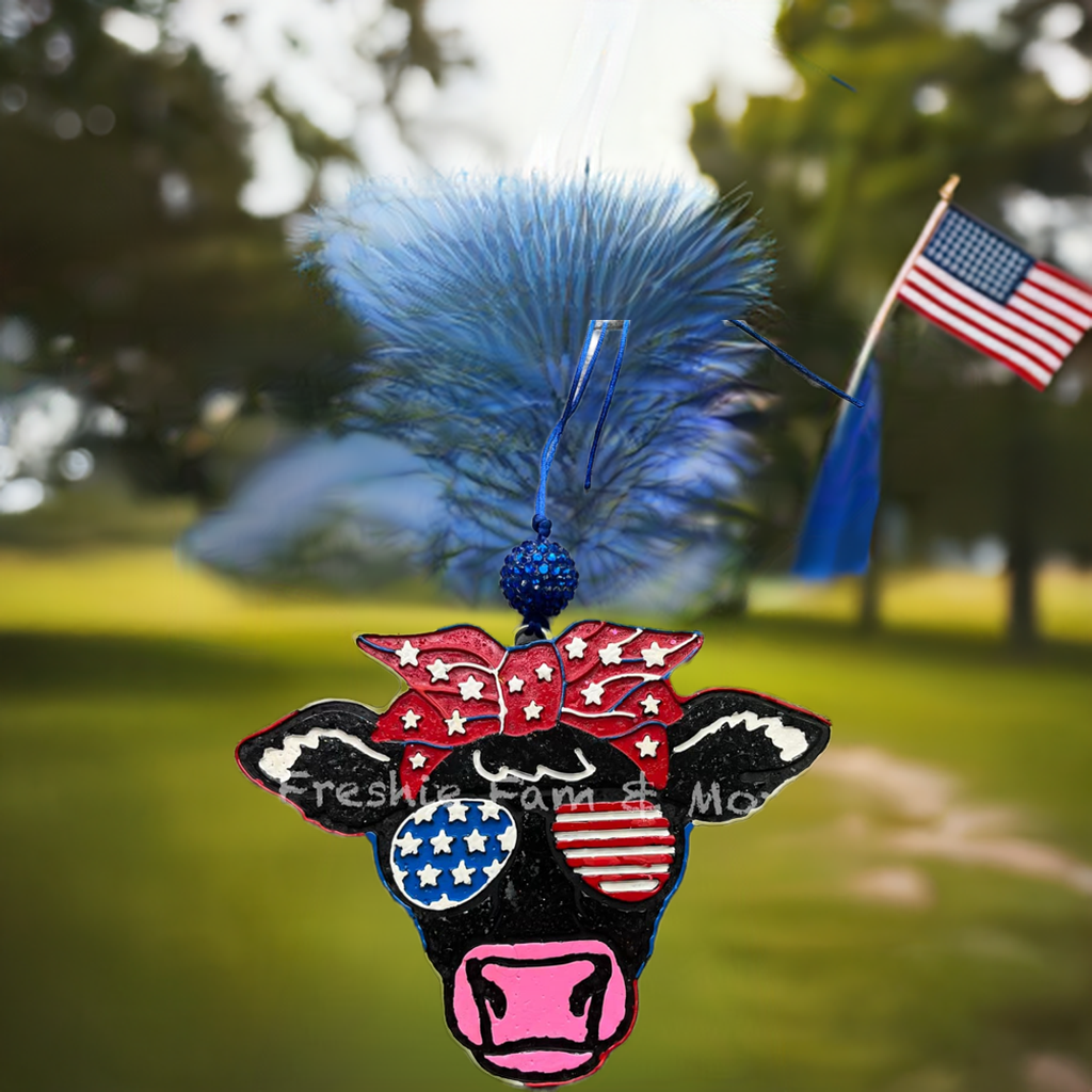 4TH OF JULY HIGHLAND COW