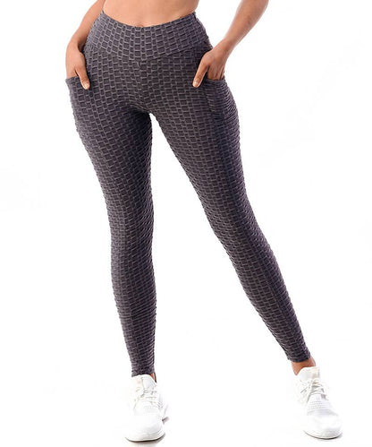 Honeycomb High Waist Butt Lift Leggings