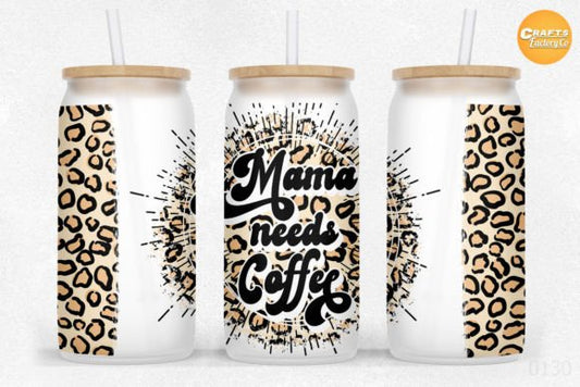 MAMA BRAUCHT KAFFEE-LEOPARD