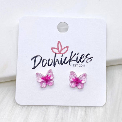 12mm Butterflies -Earrings