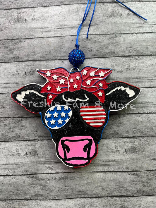 4TH OF JULY HIGHLAND COW