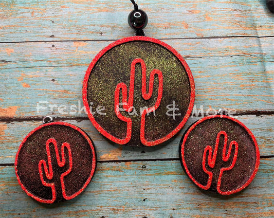 NEON CACTUS & VENT CLIP SET