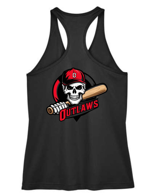 OUTLAWS MOISTURE WICKING RACERBACK TANK