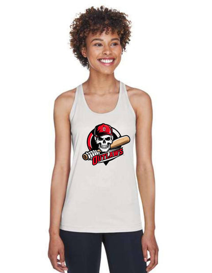 OUTLAWS MOISTURE WICKING RACERBACK TANK