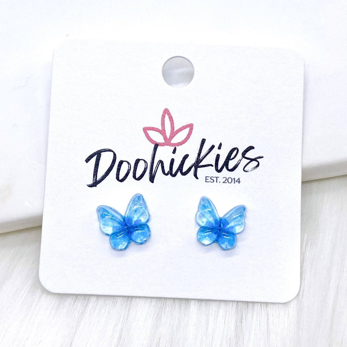 12mm Butterflies -Earrings