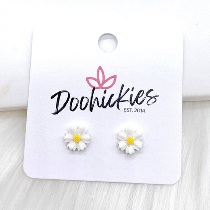 8mm Lil' Daisy Studs -Earrings