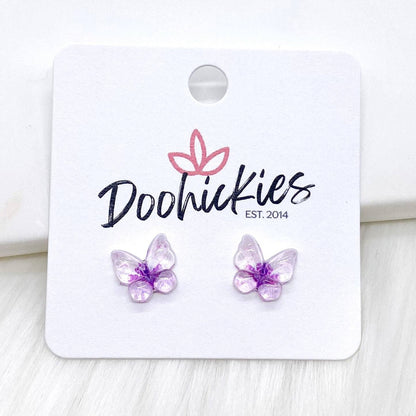 12mm Butterflies -Earrings