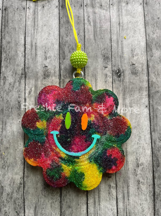 Tie-Dye Smile Flower