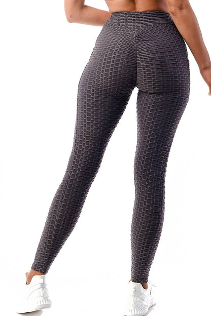 Honeycomb High Waist Butt Lift Leggings