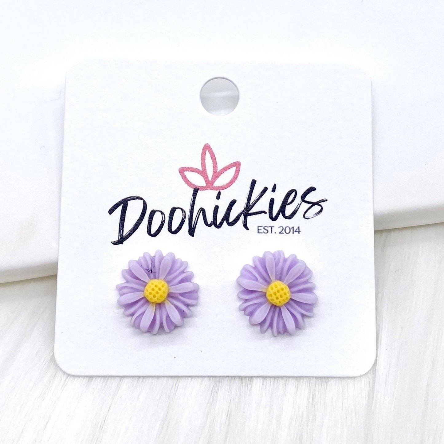 13mm Daisy Studs -Earrings