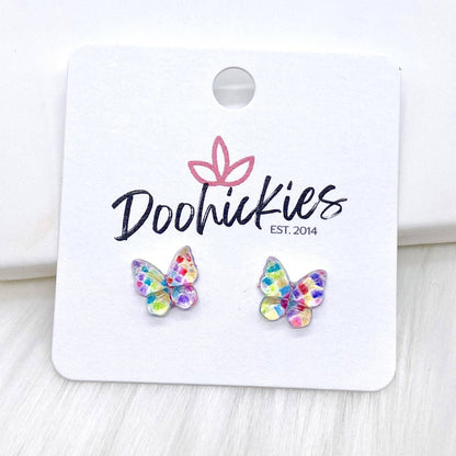 12mm Butterflies -Earrings