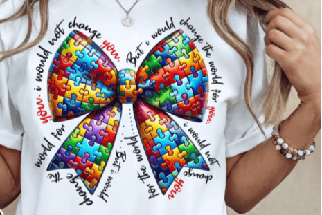 AUTISM PUZZLE BOW