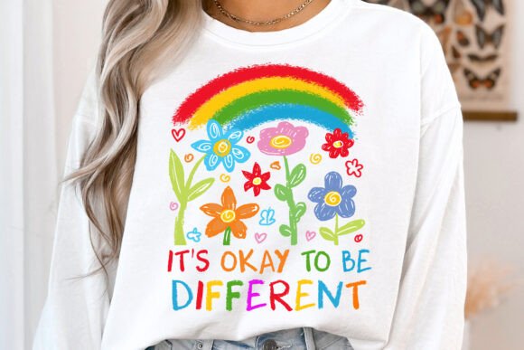 AUTISM DAISY IT'S OK TO BE DIFFERENT