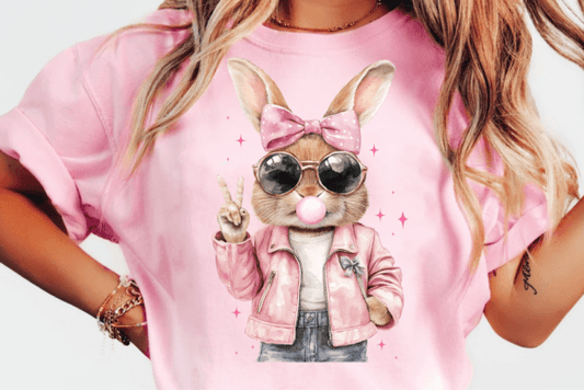 BUNNY BLOWING BUBBLE
