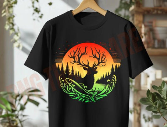 RETRO DEER LANDSCRAPE