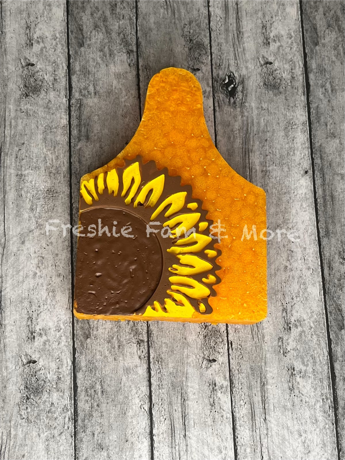 Sunflower CowTag