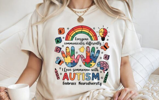 AUTISM EVERYONE COMMUNICATES DIFFERENT