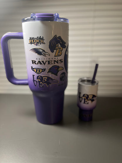 40 OZ BIG SWIG GAME DAY COLLECTION WITH FREE 4 OZ TUMBLER KEYCHAIN