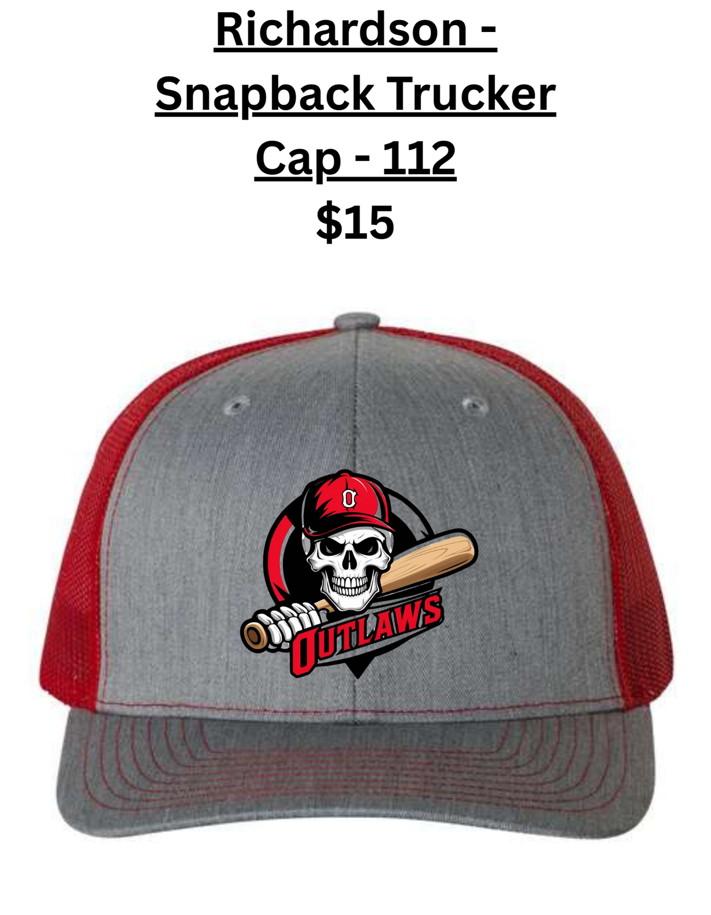 Richardson - Snapback Trucker Cap - 112