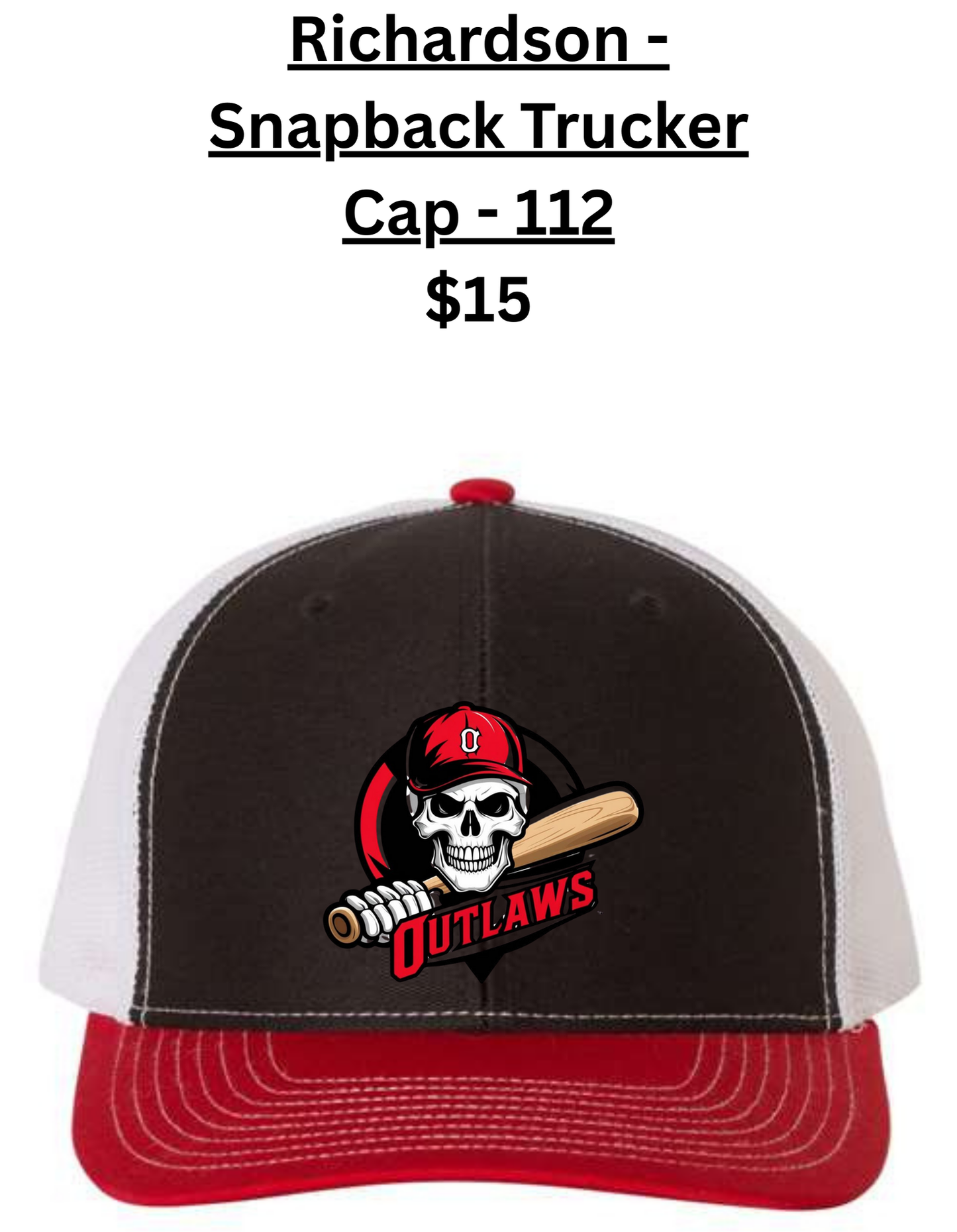 Richardson - Snapback Trucker Cap - 112