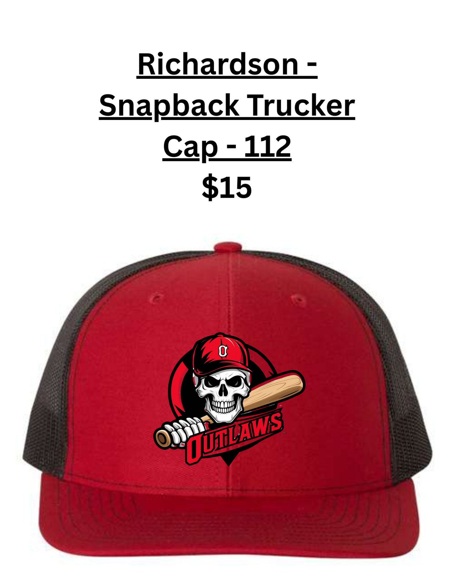 Richardson - Snapback Trucker Cap - 112