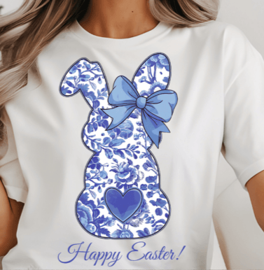 HAPPY EASTER BLUE BUNNY