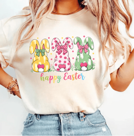 HAPPY EASTER PASTEL BUNNIES