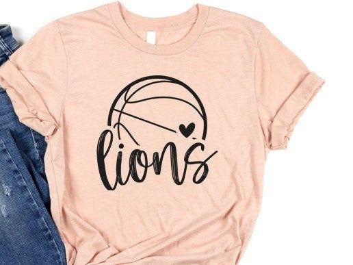 LIONS BASKETBALL HEART