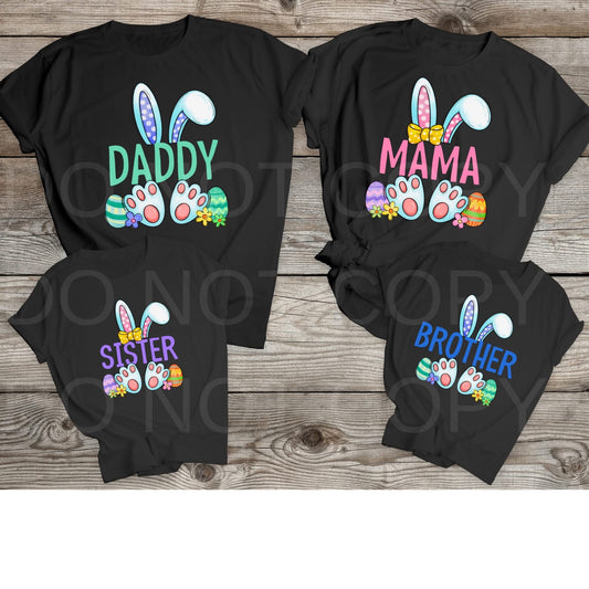 EASTER BUNNY FAMILY