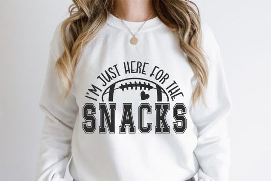 JUST HERE FOR THE SNACKS