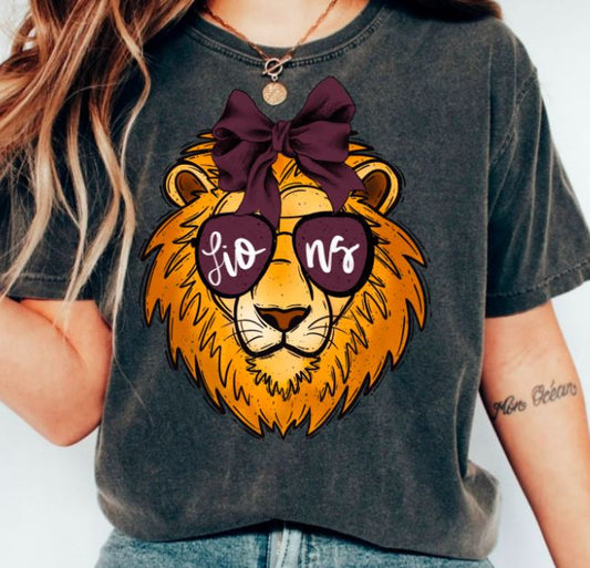 LIONS BOW & GLASSES