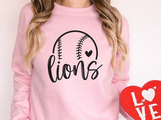 LIONS BASEBALL HEART