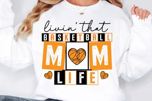RETRO BASKETBALL MOM LIFE
