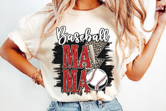 RETRO BASEBALL MAMA
