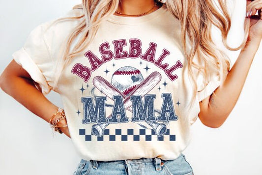 RETRO BASEBALL MAMA