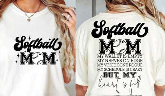 SOFTBALL MOM WALLET IS EMPTY