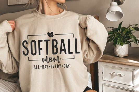 SOFTBALL MOM ALL DAY EVERY DAY