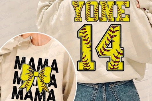 MAMA BOW/NAME & NUMBER BACK