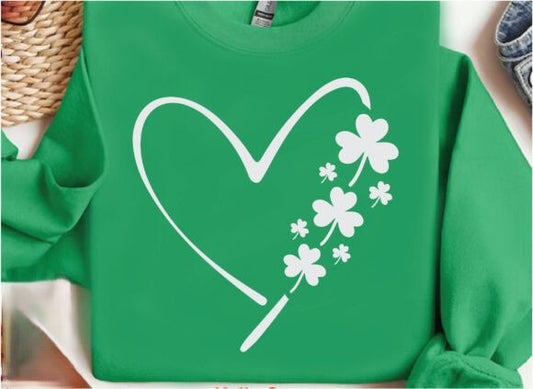 HEART WITH CLOVER